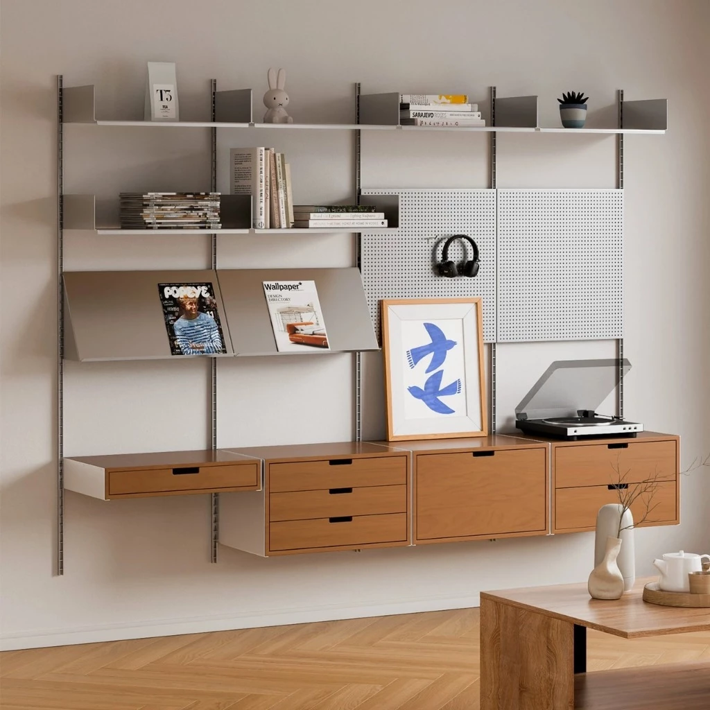 BOLD WALL DESK ชั้นแขวนติดผนัง โต๊ะทำงานพร้อมชั้นวางและลิ้นชัก thumbnail 3