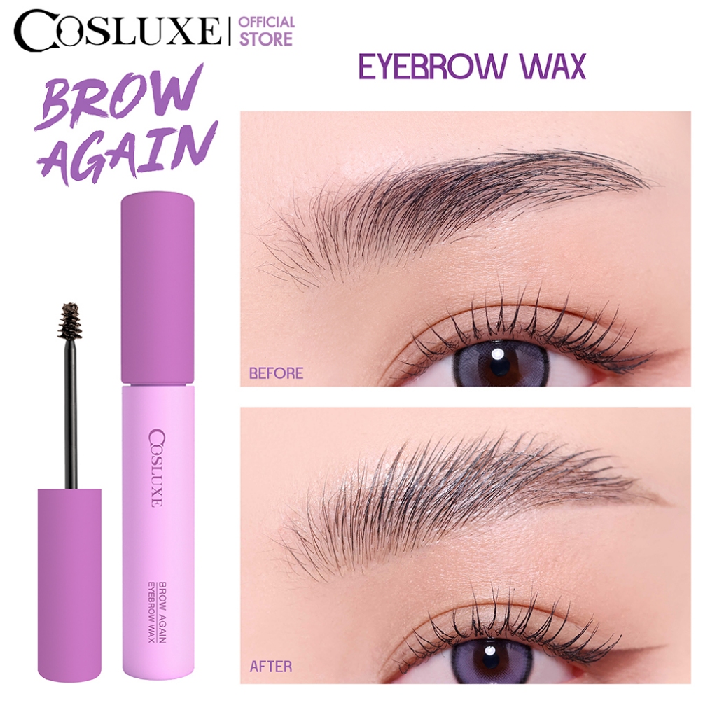 COSLUXE BROW AGAIN EYEBROW WAX ที่ปัดขนคิ้ว เนื้อแว็กซ์ ช่วยล็อคทรงขนคิ้วให้ตั้งฟู