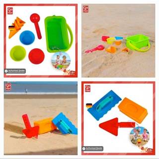 Hape - ของเล่นทราย - แม่พิมพ์ทราย - ชุดไอศกรีม Ice Cream Sho…