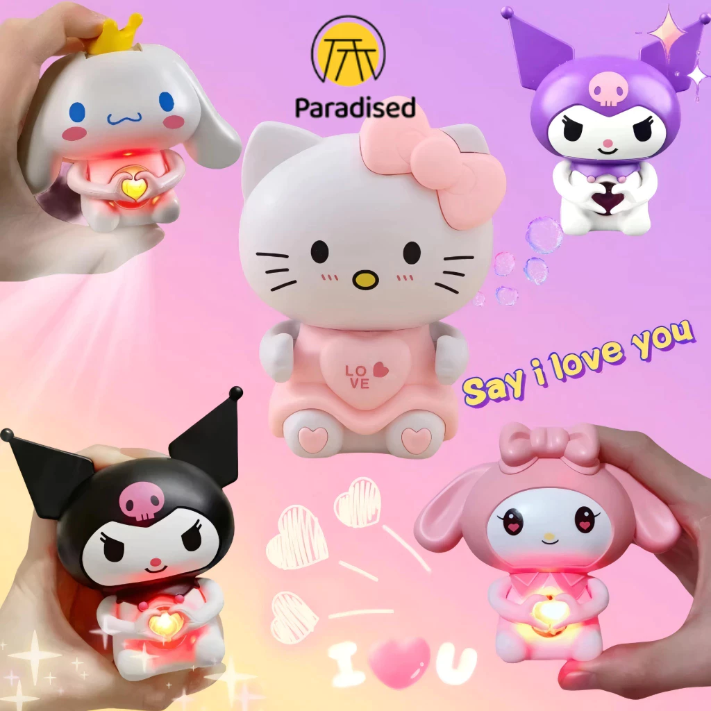 PAตุ๊กตาพูดได้ I LOVE YOU การ์ตูนอะนิเมะ เสียงน่ารัก ของขวัญวันวาเลนไทน์ ของขวัญปีใหม่