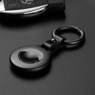 Metal Luxury เคสโลหะ หนังแท้ ใช้สำหรับ Airtag