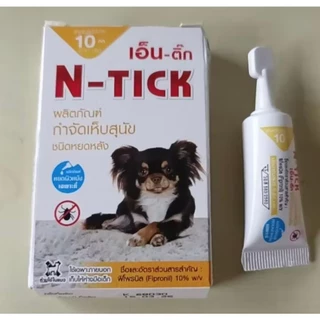 PP-2003 AG-SCIENCE (N-tick) แอคซายน์ เอ็นติ๊ก ผลิตภัณฑ์กำจัดเห็บชนิดหยดหลังสำหรับสุนัข 🐕‍🦺
