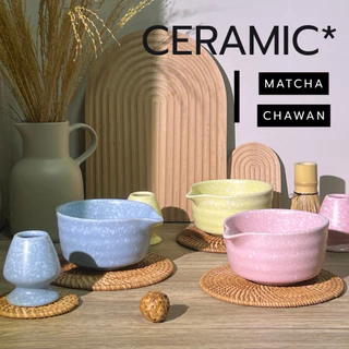 ถ้วยชงมัทฉะเซรามิค Matcha bowl (กรุณาอ่านรายละเอียดในรูปที่ 2) สินค้าไทยนะคะ🇹🇭
