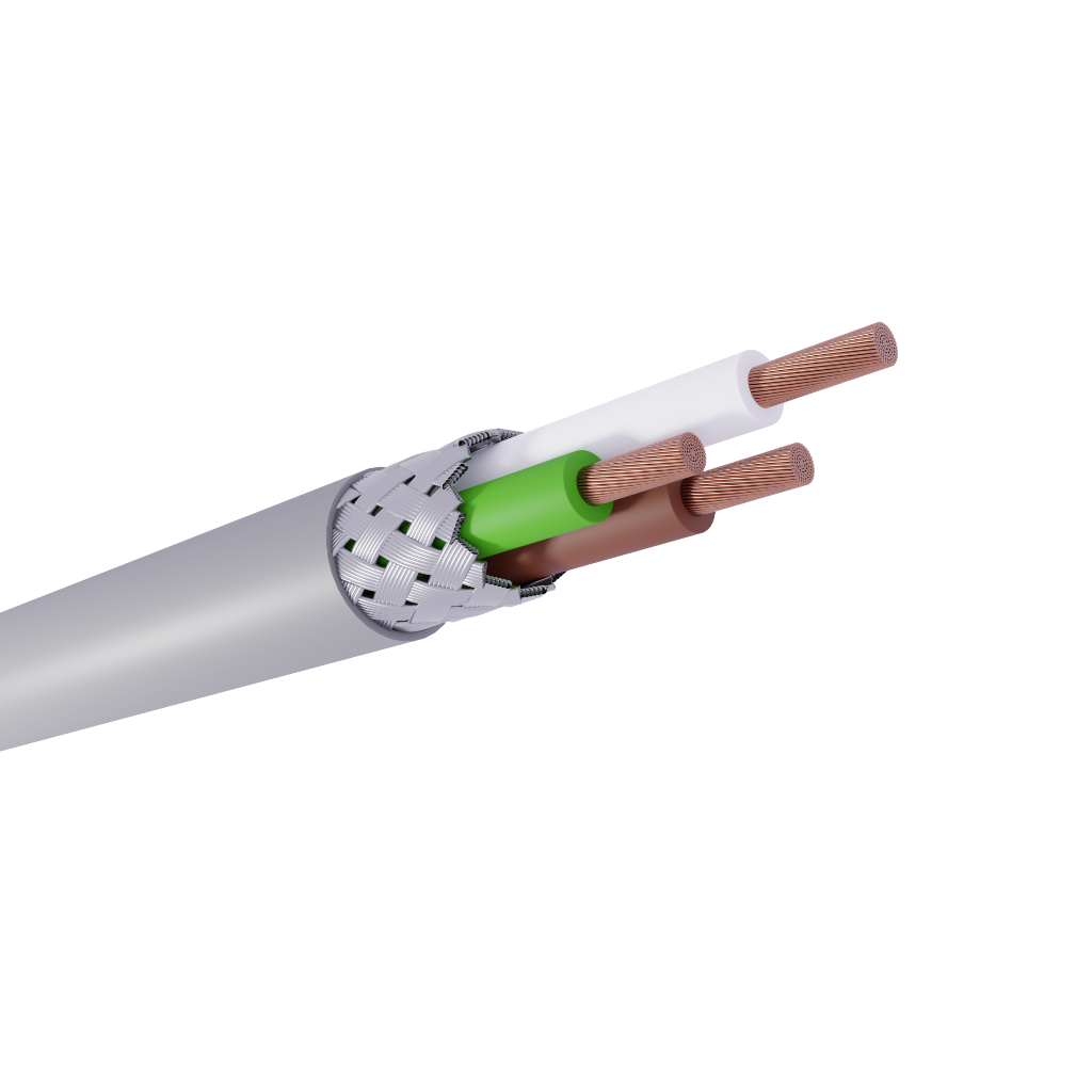 TRONIC-CY (LiY-CY) 3*0.5 3*0.75 3*1.0 3*1.5 SQ.MM. สายชีล ″HELUKABEL″ (100M/ROLL)