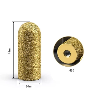 หัวเจียรเพชร ทรงโดม สำหรับเครื่องเจียร ขัดหิน กระจก คอนกรีต Diamond Grinding Bit Dome Head for Angle Grinder
