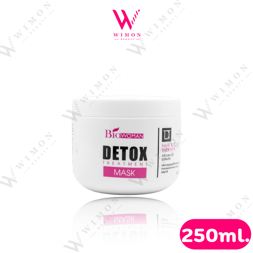 Bio Woman Detox Treatment Mask ไบโอ วูเมนส์ ดีท๊อกซ์ ทรีทเม้นท์ แฮร์ แอนด์ สแคป เธอราพี มาร์ค 250 มล.