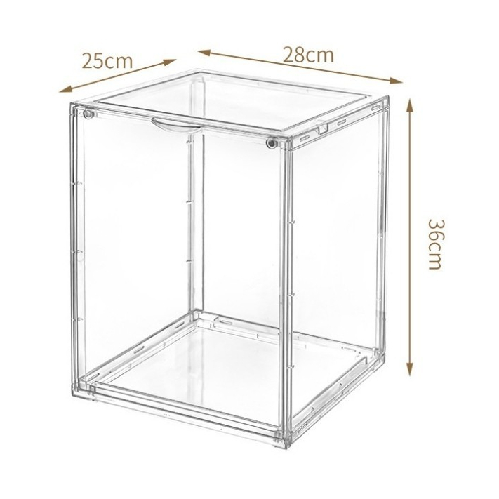 COCOGU ตู้ใส่โมเดลแบบใส กันฝุ่น วางซ้อนได้ 1-3 ชั้น รุ่น 885