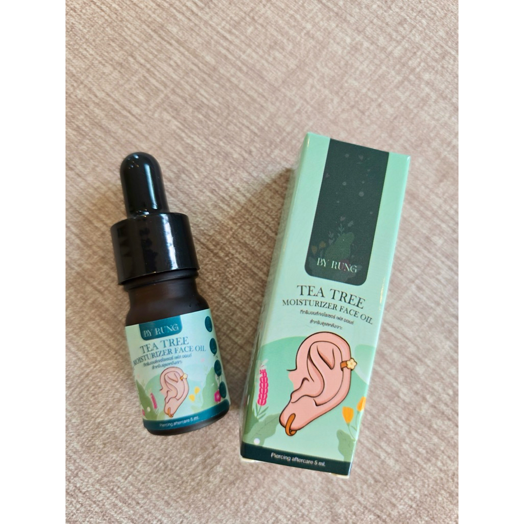 Tea Tree Oil ทีทรีออยล์ เจาะหู ลดบั๊มพ์ หลังเจาะ - รูปที่ 2