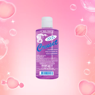 Cruset Hair Spray 400ml. ครูเซ็ท แฮร์ สเปรย์ สเปรย์น้ำ ชนิดแข็ง แบบเติม /01672