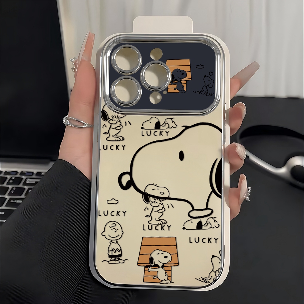 เคสโทรศัพท์มือถือ แบบนิ่ม ลายการ์ตูนลูกสุนั สําหรับ Apple iPhone 11 14 15 12 13 Pro Max X XR XS Max 15 14 Plus Case Cove - รูปที่ 5