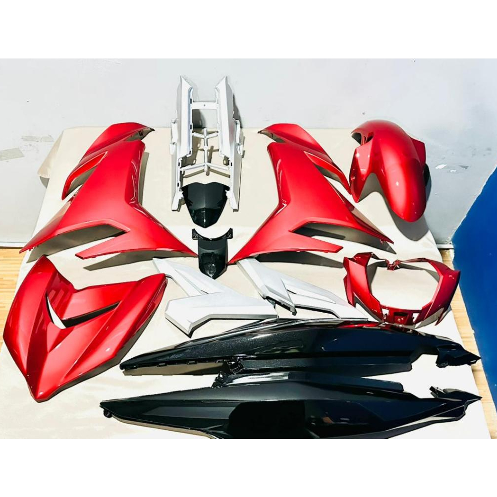 ชุดสี สีแดง Yamaha Exciter 150 (ปี 2019 ถึง ปี 2020) ชุดสี สีเงาตามรูป