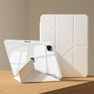 เคสป้องกัน iPad แบบพับได้โปร่งใสสูงสำหรับ Gen11 A16 Air7 Air6 Air4 Air5 10.9 Gen10 Pro11 Gen7/8/9 ป้องกันการตกกระแทกcase