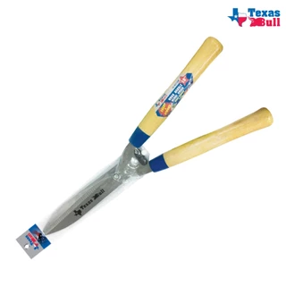 TEXUS BULL กรรไกรตัดหญ้าด้ามไม้ กรรไกรตัดแต่งสวน ขนาด 10" รุ่น TX-HS10W