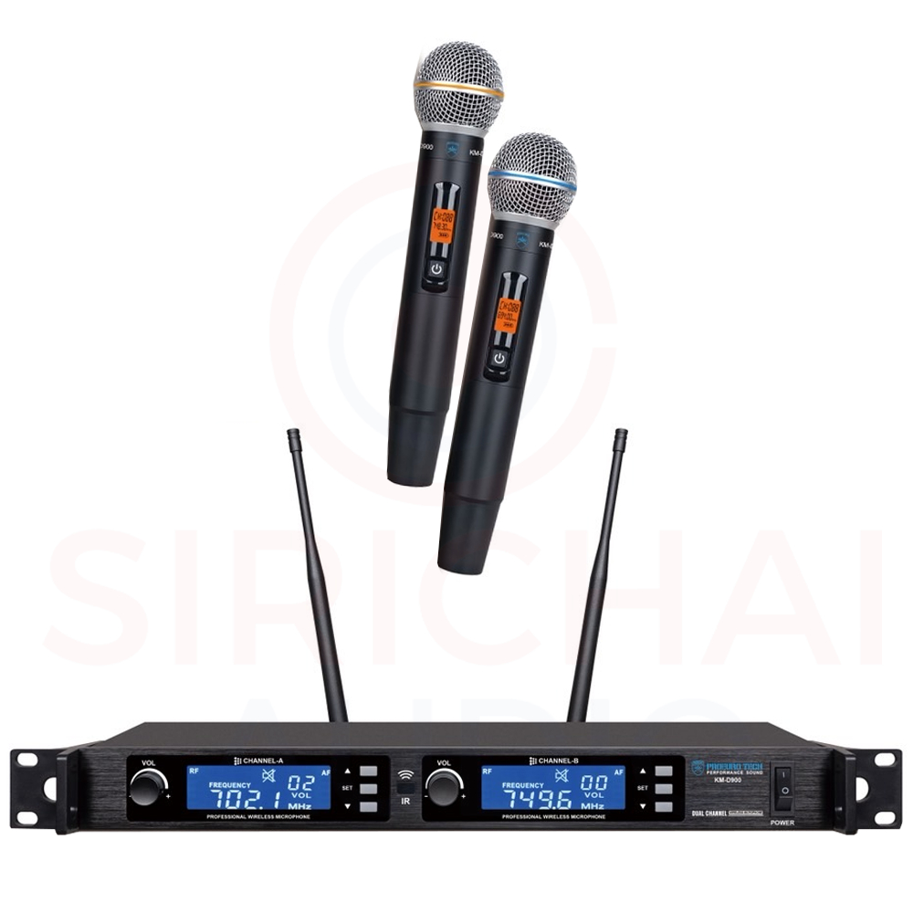 ไมค์ลอยคู่ PROEUROTECH รุ่น KM-D900