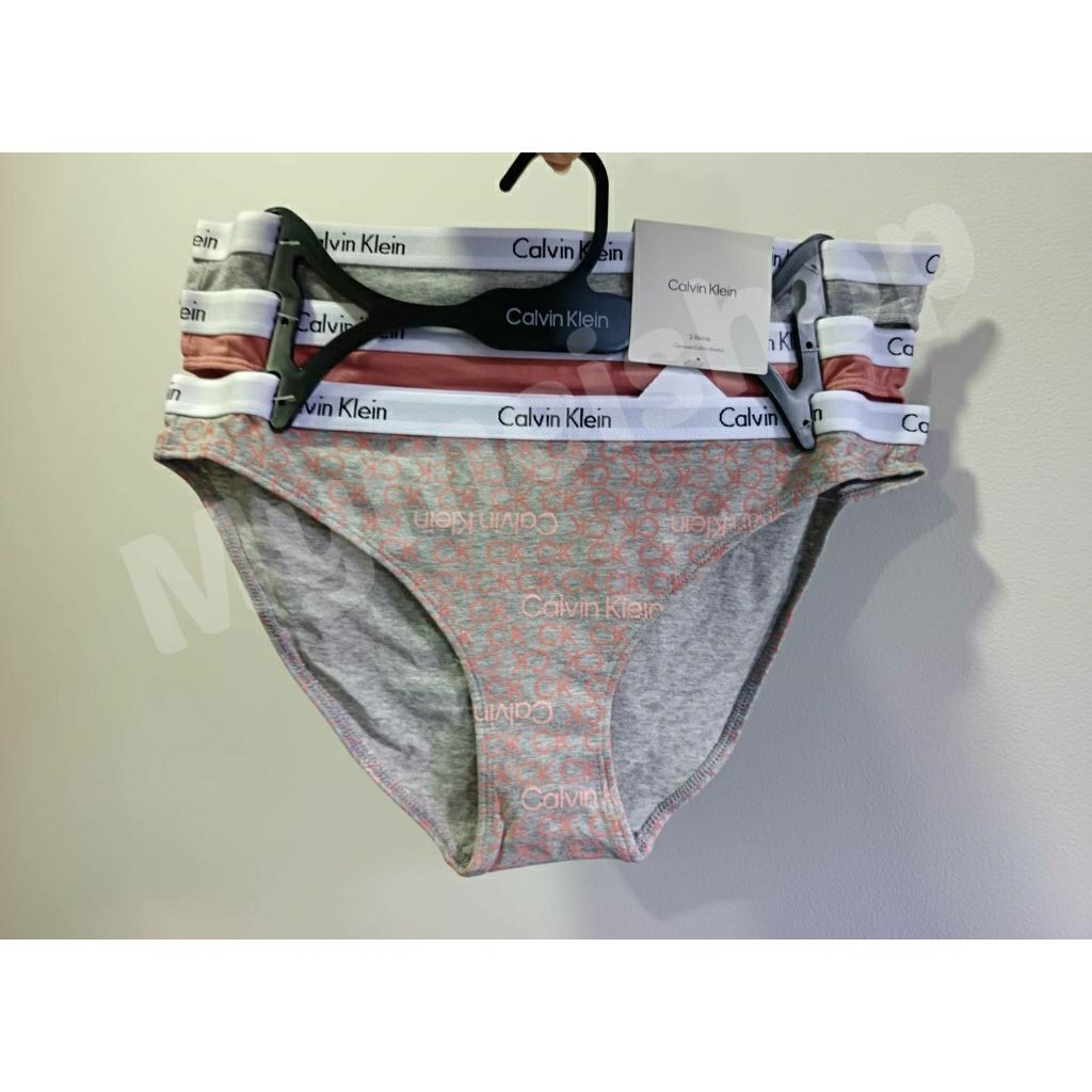 กางเกงใน Calvin Klein ผู้หญิงของแท้ USA แบ่งขาย USA Bikini Carousel Cotton Stretch กางเกงใน CK กางเก