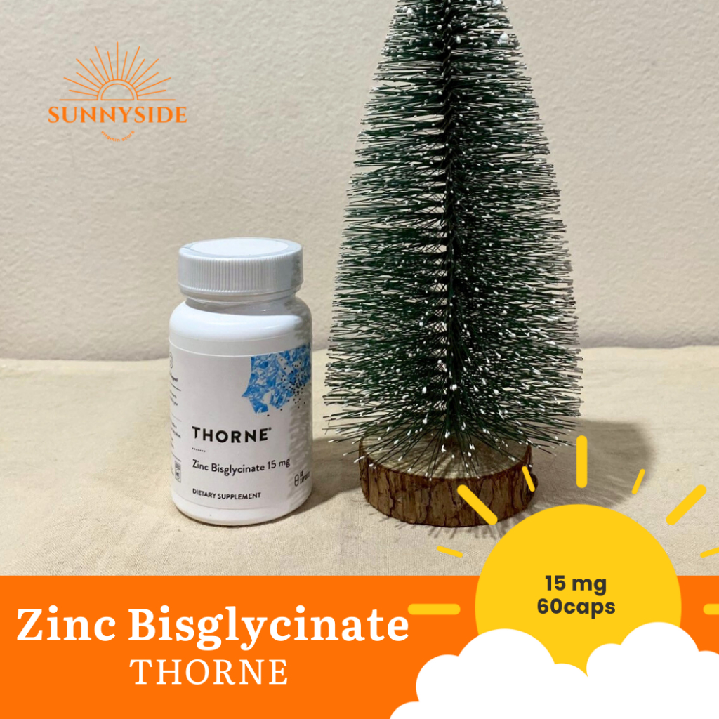 THORNE - Zinc Bisglycinate (15 mg / 60 capsules) ซิงค์