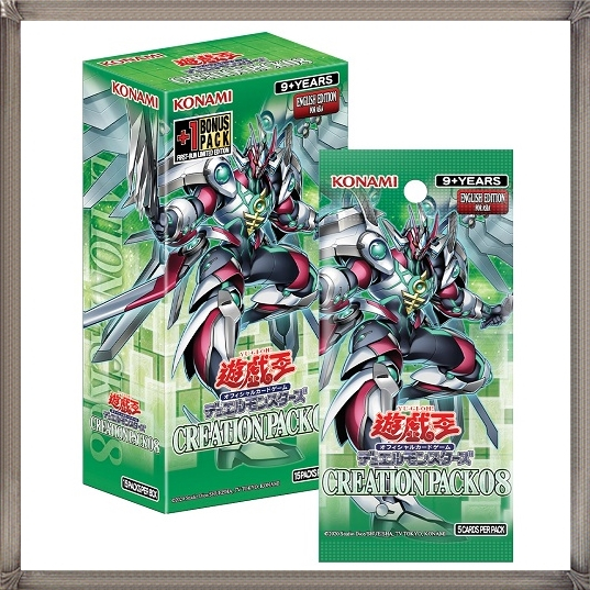 [Box][AE] Yu-Gi-Oh! Creation Pack 08 (CR08) การ์ดยูกิ ลิขสิทธิ์แท้ ภาษาอังกฤษ (Asian-English) ราคา ถูกที่สุด ดีลบีเคเค รูปภาพหลัก