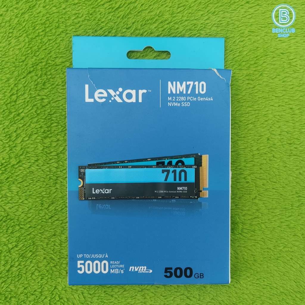 SSD M.2 NVME: Lexar NM710 500GB Gen4 ประกัน Advice 06/30 สินค้ามือสอง