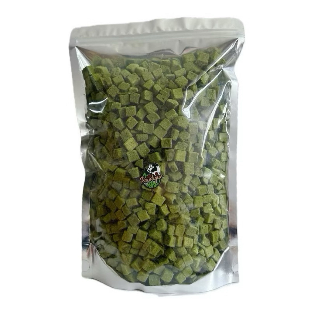 ขนมฟรีซดรายแมว ขนมสุนัข ขนมแมว 1 กิโลกรัม Freeze Dried 100% หญ้าแมว อกไก่เต๋า ตับไก่ ไข่แดง กุ้ง ตับวัว ปลาแห้ง pawtique - รูปที่ 2