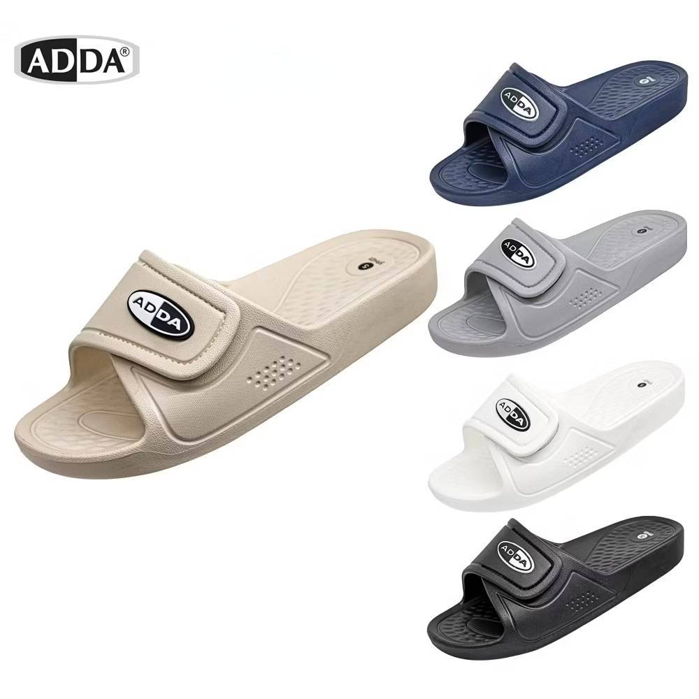 ADDA รุ่น 59H01-W1+M1 (ไซส์ 4-10) แตะ รองเท้าลำลอง แบบสวม สำหรับหญิง/ชาย  พร้อมส่งด่วน