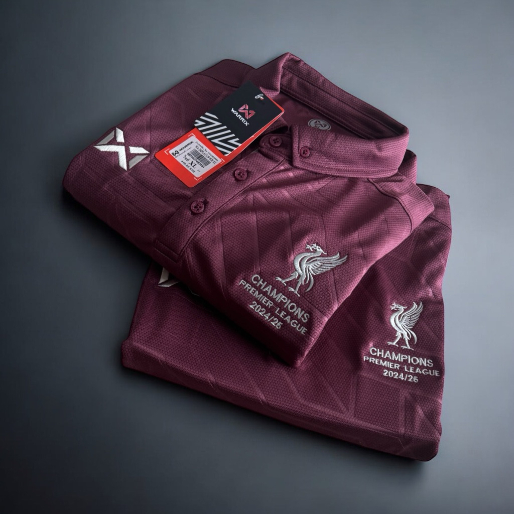 Warrix Vividus Polo Shirtปักแชมป์ลิ-เวอร์2024/25 คอลเลกชันเสื้อโปโลใหม่ล่าสุด