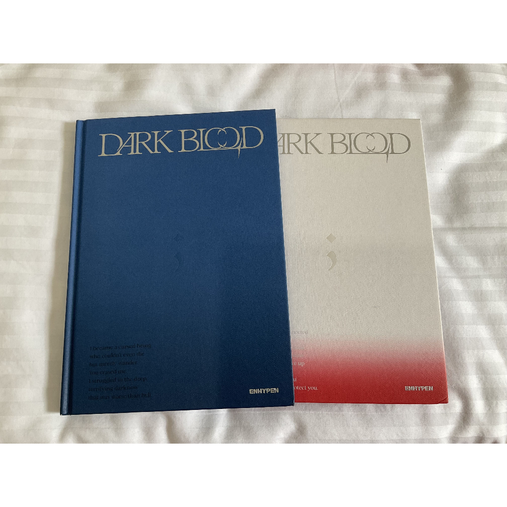 Enhypen Dark blood แกะแล้ว มีการ์ด