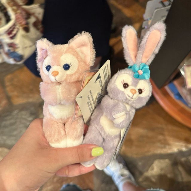 พร้อมส่ง ส่งด่วน ของแท้ ใช้โค้ดลดได้ เกาะ disney ตุ๊กตาเกาะกระเป๋า Linabell /duffy and friends Disneyland hk เกาะลินนา