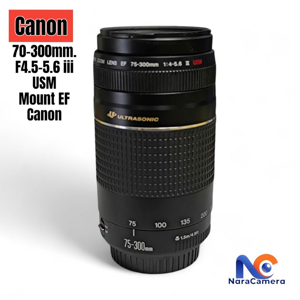 Canon EF 75-300mm f4.5-5.6 III USM