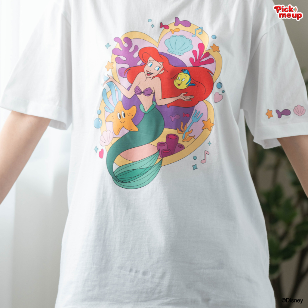PickMeUp เสื้อยืดพิมพ์ลาย TANGLE FREE IS THE WAY TO BE ลิขสิทธิ์ Disney