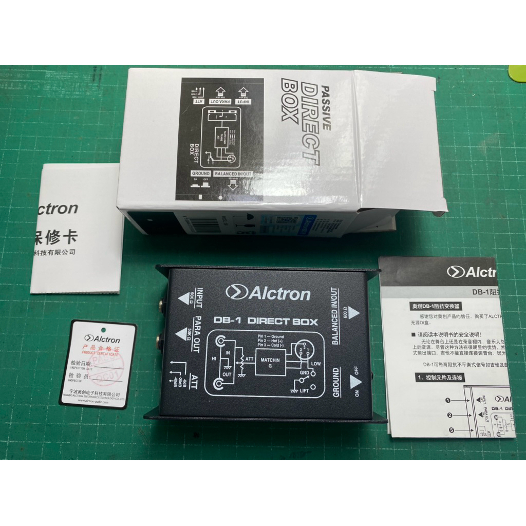Di box Alctron DB-1 (มือสอง) ใช้งานน้อย เหมาะมาก สำหรับกีตาร์ เบส ไมค์ร้อง กันไฟย้อน กันไฟดูด