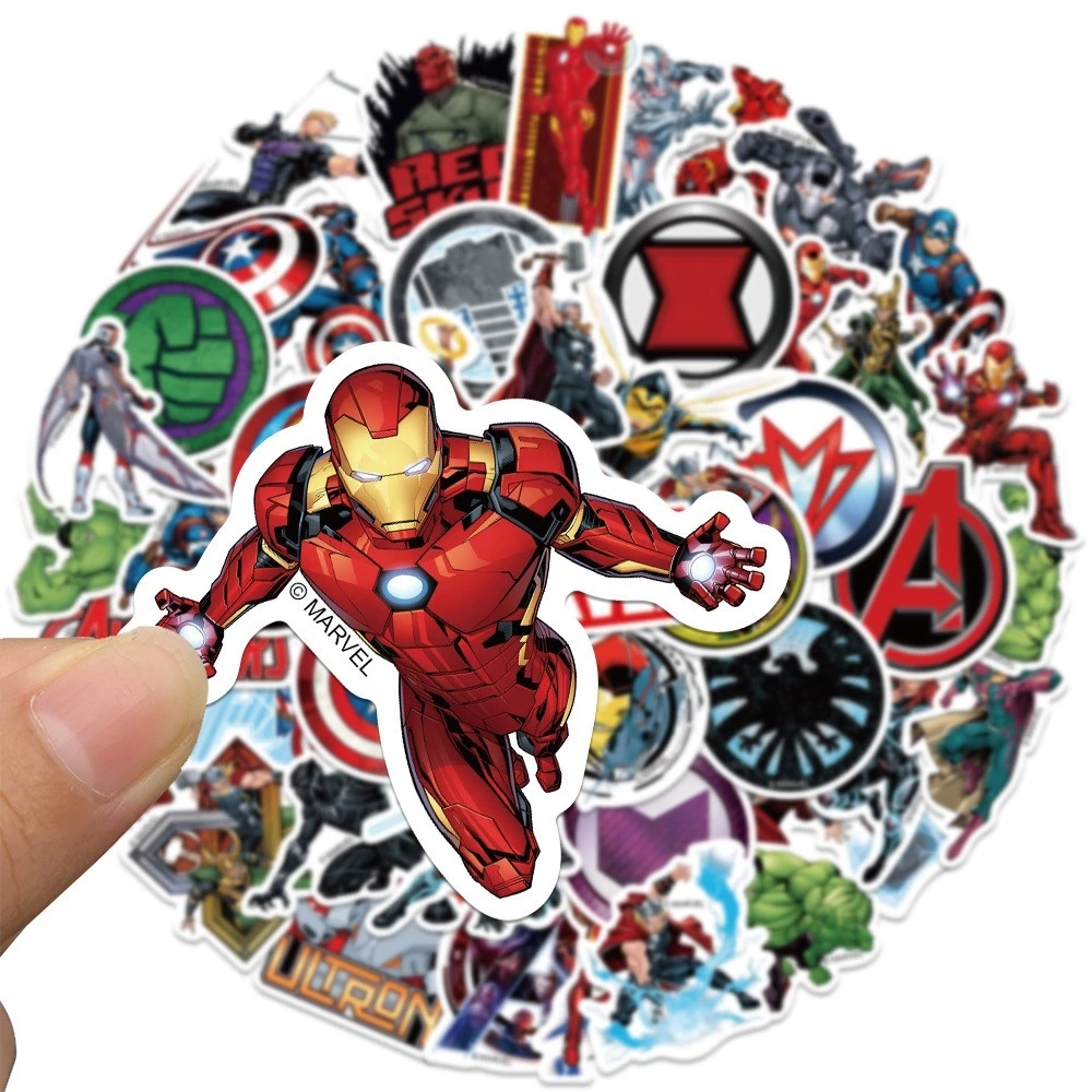 ✨พร้อมส่ง✨marvel มาร์เวล ฮัลค์ hulk sticker สติกเกอร์กันน้ำรูปแบบที่แตกต่างกัน 50ชิ้น