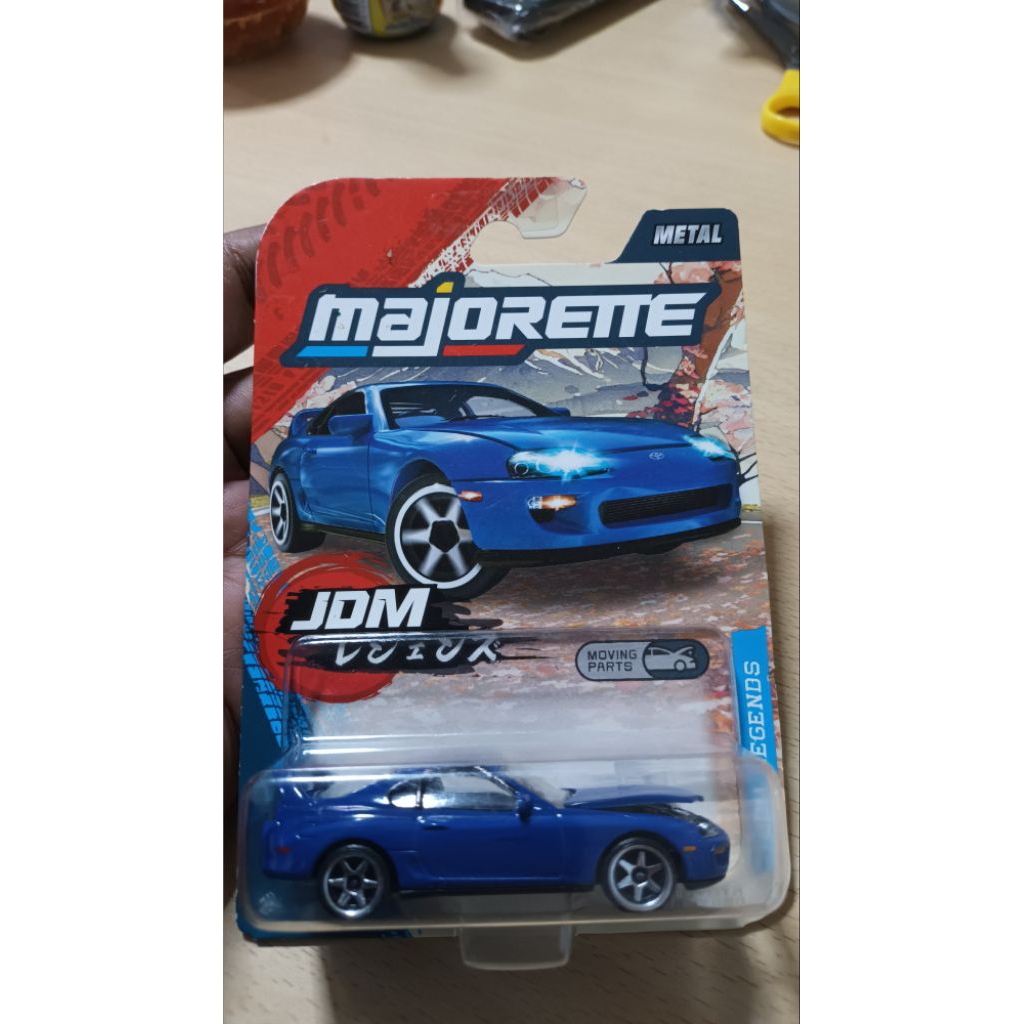 รถโมเดล รถเหล็ก ชุด JDM LEGENDE ครับ Majorette รุ่น Toyota Supra JZA80 สีน้ำเงินสดใส ของใหม่ๆเลยครับ