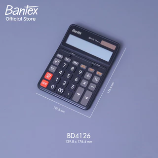 [ของแถมฟรี] Bantex เครื่องคิดเลข หน้าจอ 12หลัก 240ฟังก์ชัน ปุ่มใหญ่ จอใหญ่ ประหยัดพลังงาน Calculator