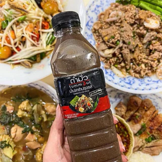 tummour"ตำมั่ว" น้ำปลาร้าต้มสุกปรุงรส สูตรต้นตำรับ น้ำปลาร้าตำมั่ว ปลาร้าตำมั่ว 500 มล.