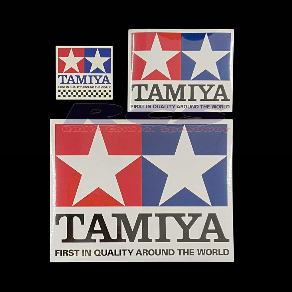 TAMIYA STICKER 66001 (S) 61mmx58mm, 66748 (M) 115mmx89mm & 66747 (L) 200mmx155mm (1pc./1ชิ้น)