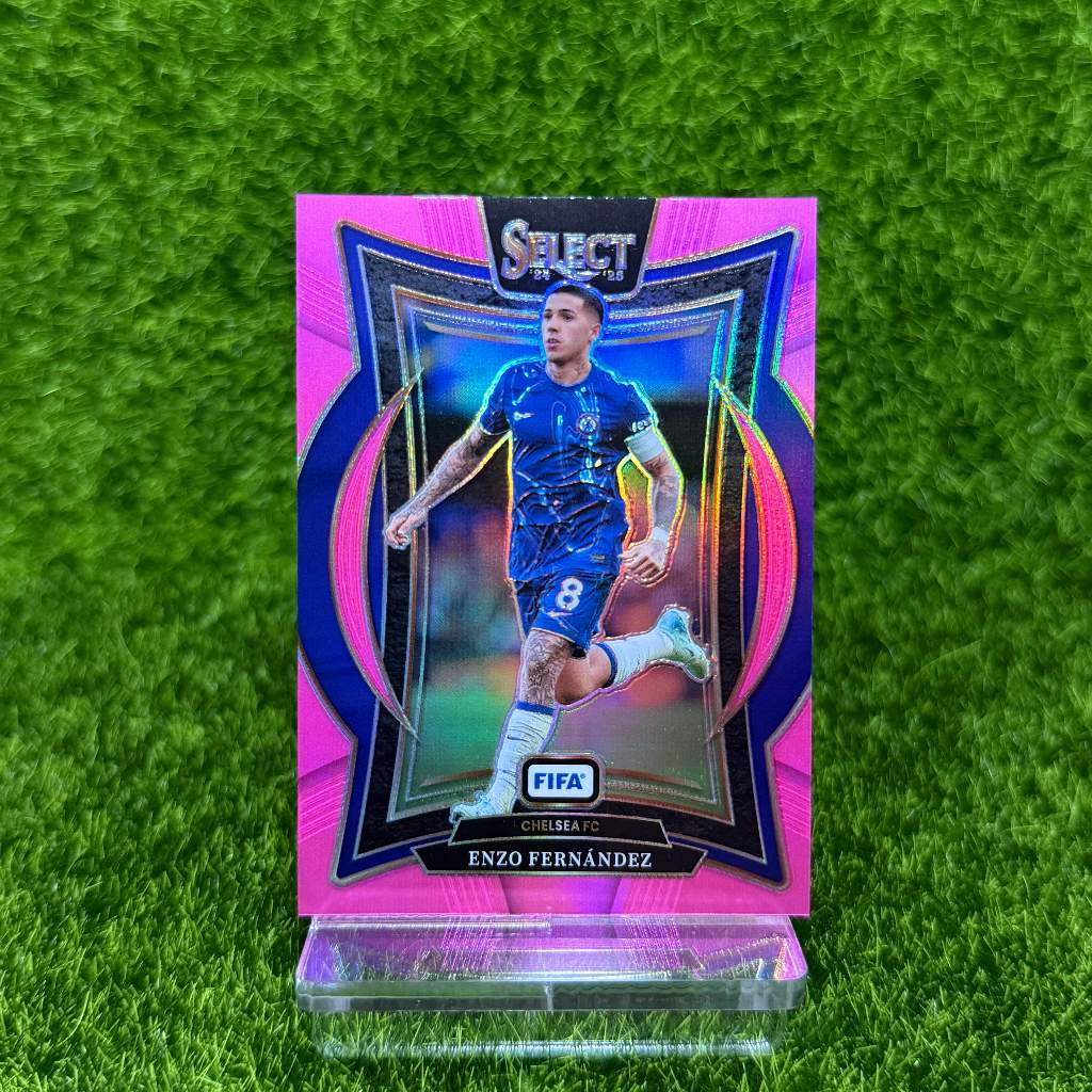 RUN /59 Enzo Fernandez Terrace Pink Panini Select EPL #16