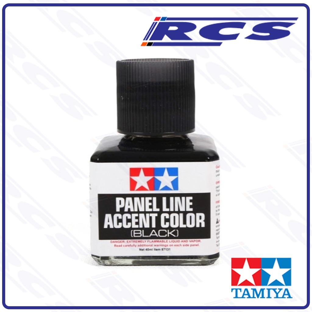 TAMIYA 87131 PANEL LINE ACCENT COLOR (BLACK) น้ำยาตัดเส้น สีดำ