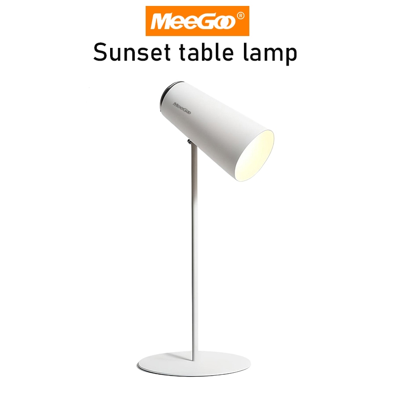 MeeGoo Desk lamp โคมไฟตั้งโต๊ะมัลติฟังก์ชัน โคมไฟพระอาทิตย์ตก โคมไฟโปรเจคเตอร์แม่เหล็กดูดได้