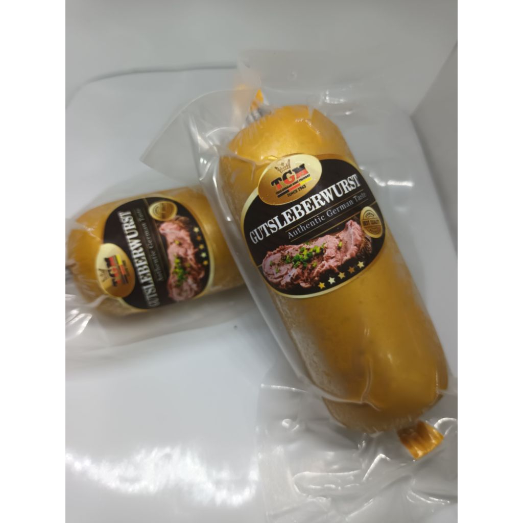 TGM Liver Sausage 2x130 gram / Gutsleberwurst grob 2x130 gram