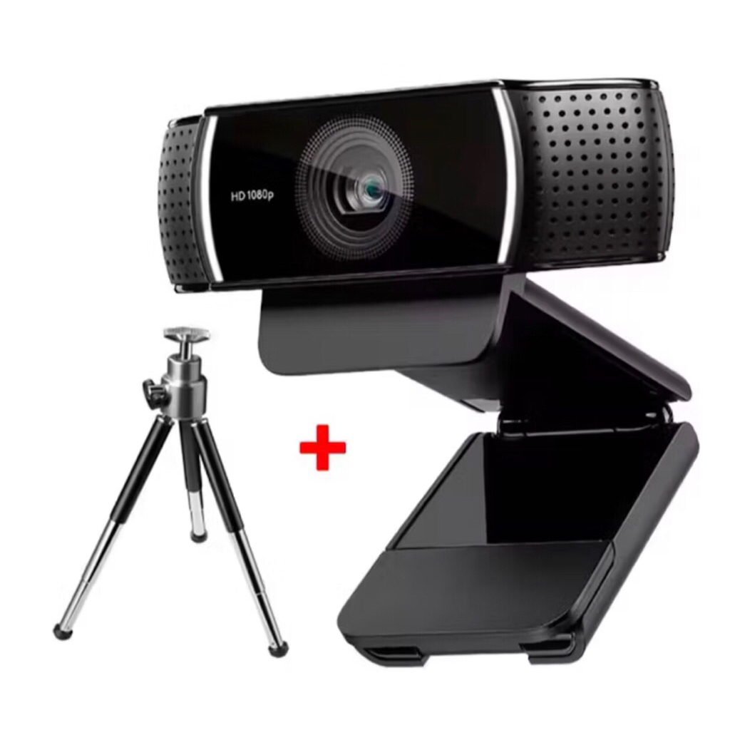 2024 C922 Pro เว็บแคม HD 1080P ออโต้โฟกัสไมโครโฟน Stream HD Anchor กล้อง พร้อมขาตั้ง