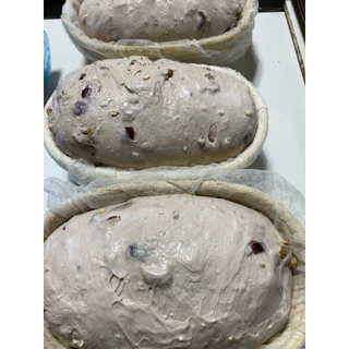 ขนมปัง ซาวโดว์ แครนเบอร์รี่ วอลนัท ลูกเกด 💥ไม่ใส่น้ำตาล Cranberry Walnut Raisin Sourdough