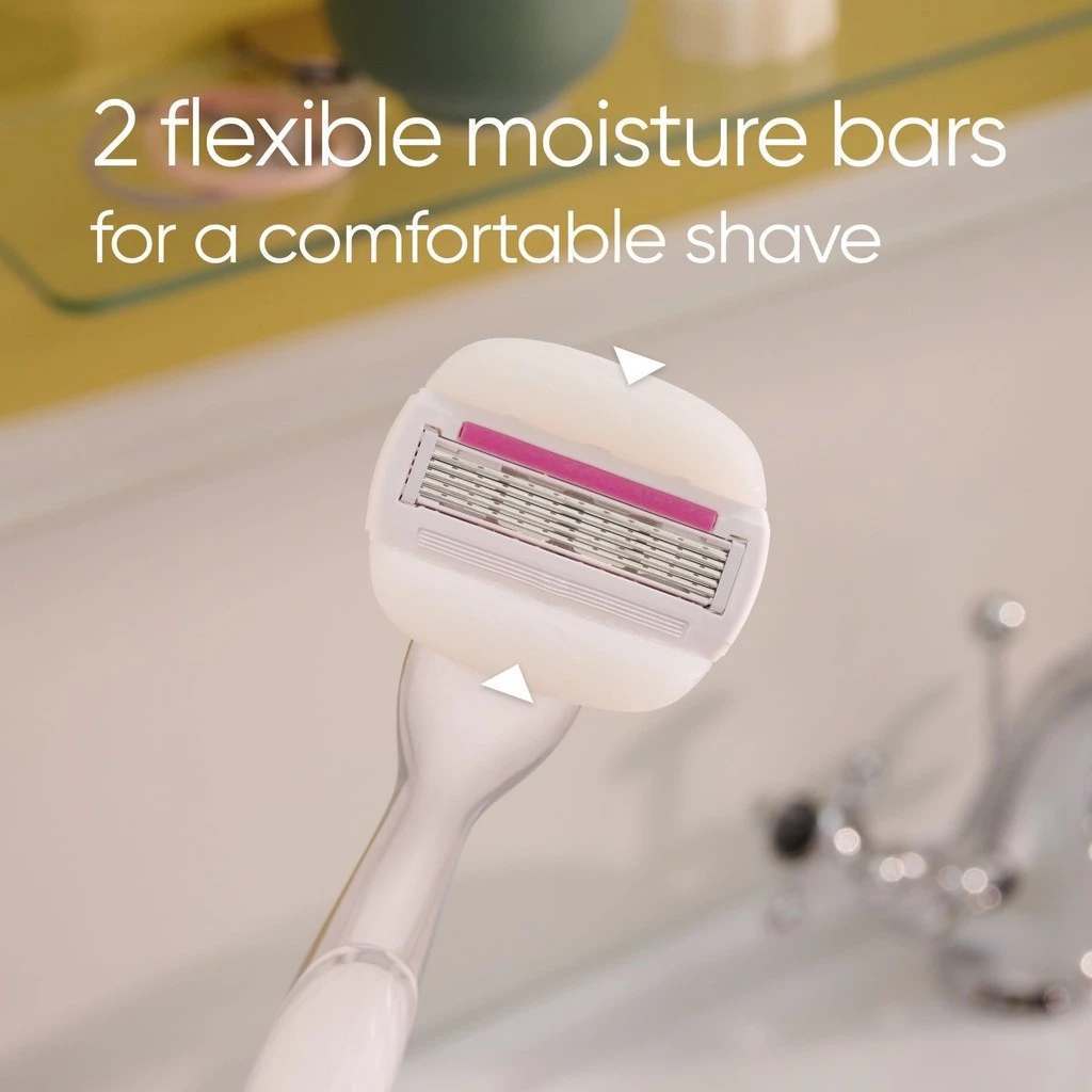 Gillette Venus X Olay ยิลเลตต์ วีนัส คอมฟอร์ทไกลด์ วิท โอเลย์ กลิ่นชูการ์เบอร์รี่ ด้ามมีด 1ด้าม+ใบมีด 2ชิ้น ราคา ถูกที่สุด ดีลบีเคเค แกลเลอรีภาพที่ 2