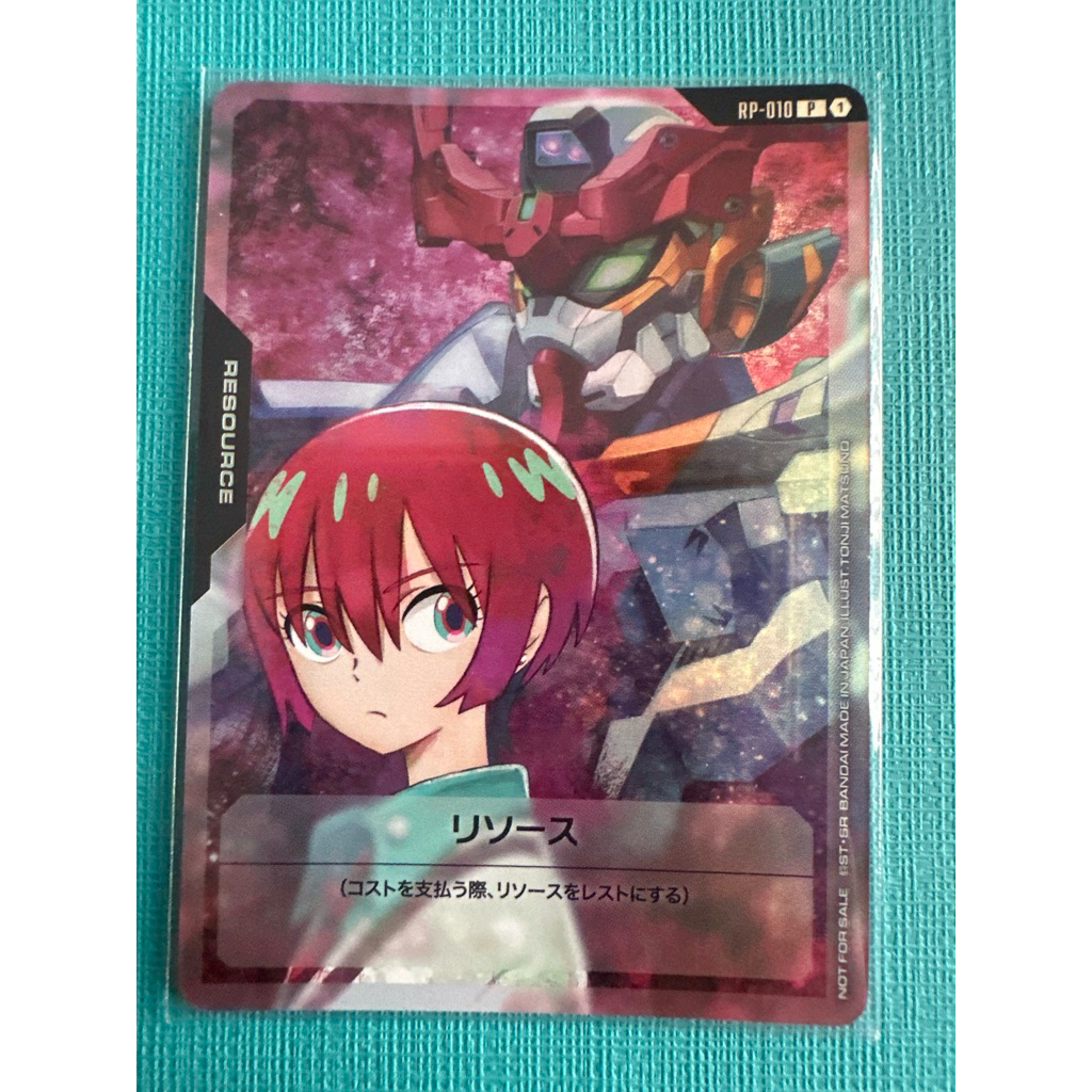 Gundam Card Game Resource MACHU＆GQuuuuuuX RP-010 การ์ด Promo Gundam ของแท้