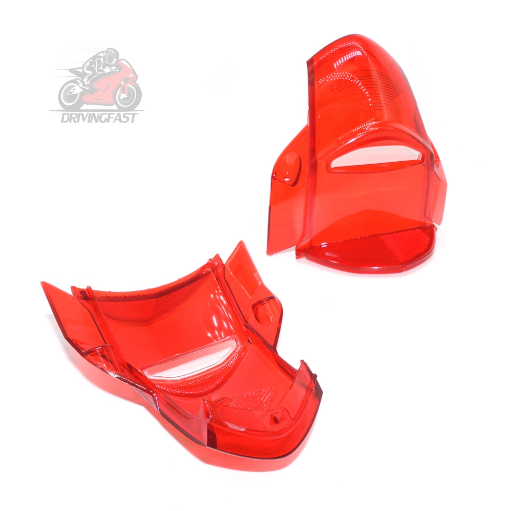 ฝาครอบไฟท้าย Wave110i ปี2009 ฝาไฟท้ายเวฟ110i กระจกไฟท้าย110i แดง