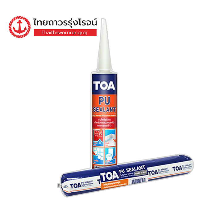 TOA PU Sealant ซิลิโคนโพลียูริเทรน 310ml. / 600ml. ทีโอเอ พียู |หลอด| TTR Store