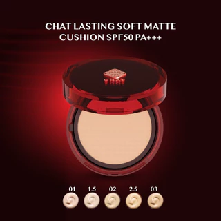 [Flash sale 15%] คุชชั่นเหมยตู CHAT LASTING SOFT MATTE CUSHION SPF50 PA+++