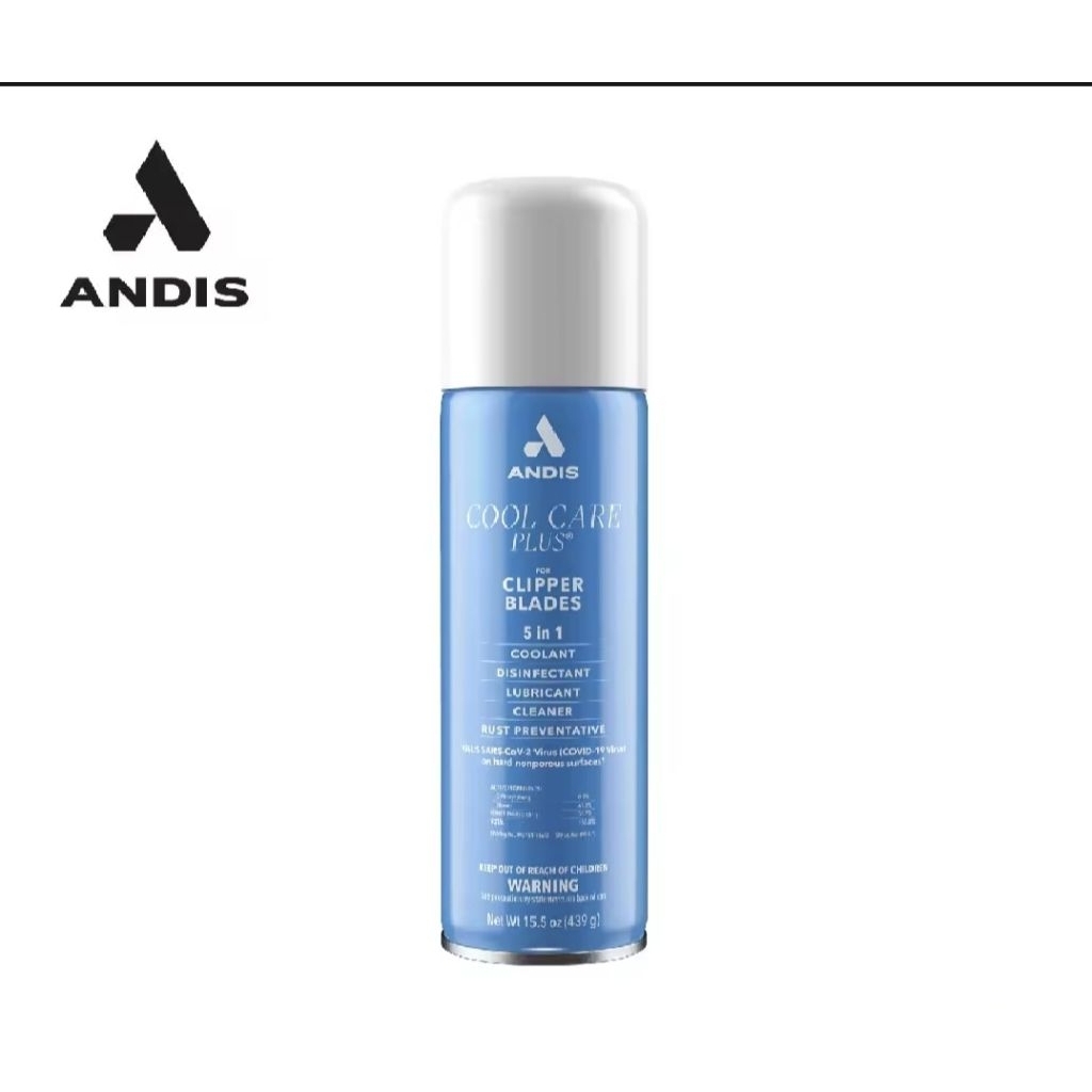 น้ำมันหยอดปัตตาเลี่ยน Andis 5 in 1 Cool Care Plus Spray  7 in 1 Blade Care 439 ml (แพคเกจใหม่)