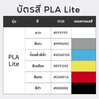 【🚚สินค้าพร้อมส่ง】วัสดุพิมพ์ 3D Bambu Lab PLA Lite เหมาะสำหรับผู้เริ่มต้น ใช้งานได้กับ Bambu Lab A1, X1, P1 AMS
