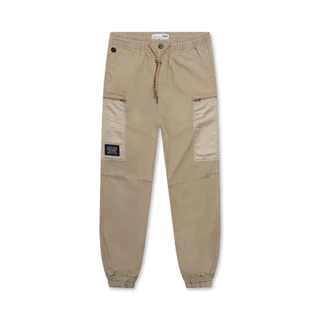 DAVIE JONES [BE FEARLESS] กางเกงจ็อกเกอร์ผู้ชาย Slim Fit Joggers สีเขียว ดำ กากี GP0019
