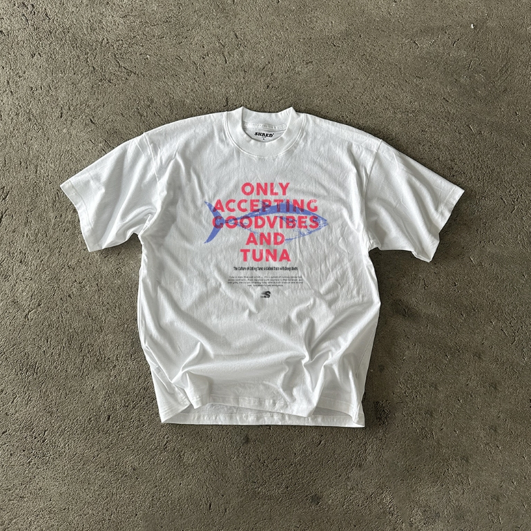 Animal Lover 02 - BLACK & FADE TEE - COTTON 100% - เสื้อยืดทรงโอเวอร์ไซส์